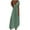 Army Green, variant on Axiiglly Maxi Dress for Women V Neck Beach Dresses Stretchy Hollow Casual Dress Short Sleeve Flowy Dresses Vacation Boho Summer Dress