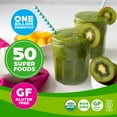 thumbnail image 2 of Orgain Vegan Organic Greens & 50 Superfoods Powder- 1B Probiotics, Original Flavor, 0.62lb, 2 of 7