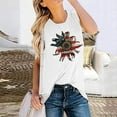 thumbnail image 2 of OAVQHLG3B Summer Tank Top for Women 4th of July Outfits for Women American Flag Sunflower Printed Casual Summer Tank Tops Blouse, 2 of 9