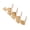 B, variant on 4Pcs 25x25mm Antique Brass Wood Box Feet Leg Corner Brackets Protector Hardware Metal Crafts Decor Bracket for Cabinet Trunk