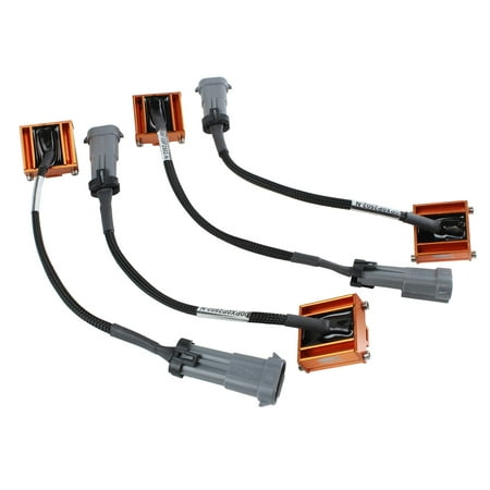 aFe Power 436-401001-N Suspension Logic Electronic Shock Module; w/Large Connector; Plug And Play; Anodized Extruded Alum. Heat Sinks; GM Style Metri-Pack Connectors; Braded Wiring Shields;