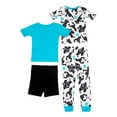 thumbnail image 3 of Marvel Black Panther Boys Cotton Pajama, Four-Piece Set, Wakanda Forever, Size: 4, 3 of 4