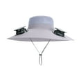 thumbnail image 3 of ibiyuan Solar Fan Hat with Mist Upf 50+ Wide Brim Sun Hat Usb & Solar Powered Fishing Hats for Women 2-In Hands-Free Hats Fans Womens Sun Hat Waterproof Outdoor Hiking Camping Fishing, 3 of 3
