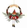 thumbnail image 1 of Guirnalda de puerta de Navidad con muñeca, decoración de Navidad, adorno colgante, decoración navideña, guirnalda, puerta, colgantes de Kits de decoración para fiestas muñeco de nieve L, 1 of 4