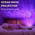 thumbnail image 2 of Gostoto Motion Ocean Wave LED Projector, LED Night Light with Remote Control, Built-In Music Player, 2 of 5