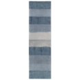 thumbnail image 1 of Trans-Ocean Importe PAZR8728633 Tapis de Course Texturé à la Main d'Intérieur de 27 Po x 8 Pi. Liora Manne Piazza - Marine, 1 of 1