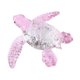 thumbnail image 4 of Figura de tortuga marina de cristal, estante decorativo, escultura, colección de escritorio para oficina Rosa, 4 of 9