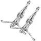 thumbnail image 1 of Diy Jesus Figurine Diy Crucifix Wall Cross Jesus Statue Home Use Silver 5.40X4.00X1.00CM Church Decoration 2Pack, 1 of 4