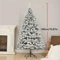 thumbnail image 1 of EE. UU. En stock Árbol de Navidad falso con soporte de metal estable plegable, árbol de Navidad artificial verde de primera calidad para el hogar y la oficina, 1 of 4