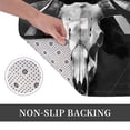 thumbnail image 6 of Sikiie White Black Sheep skull Print Flannel Anti-slip Floor Mat 16x24in, Thickened Dustproof Entrance Door Mat Floor Mat for Kitchen, Bathroom, Laundry Room, 6 of 7