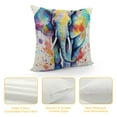 thumbnail image 4 of COMIO  Multicolour Baby Elephant Throw Pillow Covers Sofa Pillowcase Car Square Throw Pillowcases Home Decoration, 4 of 5