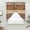 Brown, variant on Farmhouse Beige Brown Swag Valances for Windows, Kitchen Curtains 36 Inch Length 2 Panels Set, Vintage Wooden Striped Short Curtains for Small Windows Rod Pocket Cafe Curtains Drapes 28"x36"