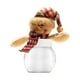 thumbnail image 1 of Decoraciones para fiestas navideñas Huarll, tarro de dulces navideño, regalo para niños, adorno de muñeco de nieve de Papá Noel, caja de almacenamiento, tarros de galletas de plástico transparente,, 1 of 2