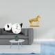 thumbnail image 2 of Reloj de pared,Reloj de pared Panda Decoración del hogar Lindo Creativo,Reloj de pared con forma de panda,moderno y resistente.,Estatuas de caballos,Estatuas de caballos Figura de caballo, 2 of 8