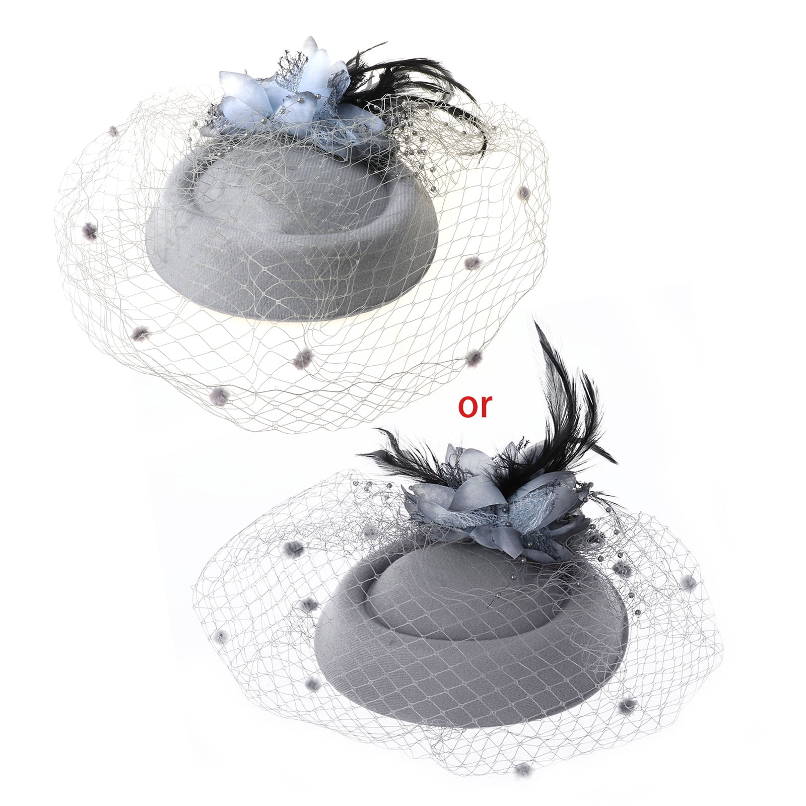races prom Accessories Hats & Caps Fascinators & Mini Hats Large navy blue mesh and feather fascinator comb  weddings 