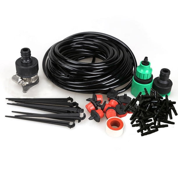 Kits de manguera de jardín de riego automático con sistema de riego por microgoteo DIY de 10 m