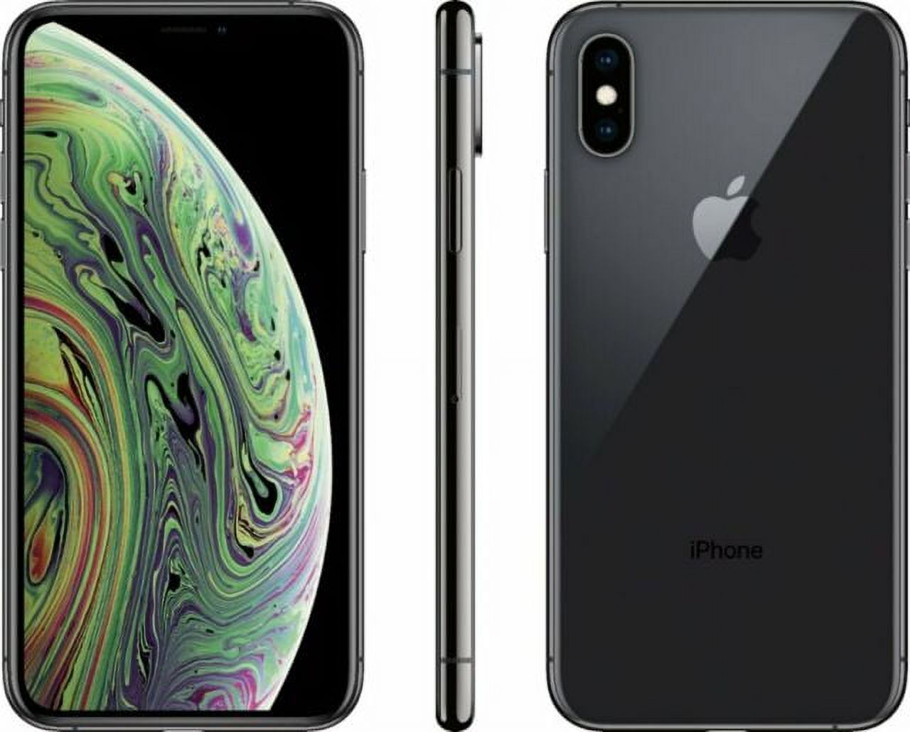 Pre-Owned Apple iPhone XS Max Fully Unlocked, Space Gray 256gb (Refurbished: Fair) - image 2 of 5