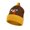Feather yellow coffe, variant on Warm Turkey Knitted Caps for Thanksgiving Decors and Pullover Hat