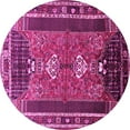 thumbnail image 1 of Ahgly Company Indoor Round Persian Pink Traditional Area Rugs, 7' Round, 1 of 4