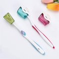 thumbnail image 2 of 3 piezas de estuche para cepillos de dientes de viaje, soporte de pared Colgador de cepillo de dientes con ventosa, 2 of 2