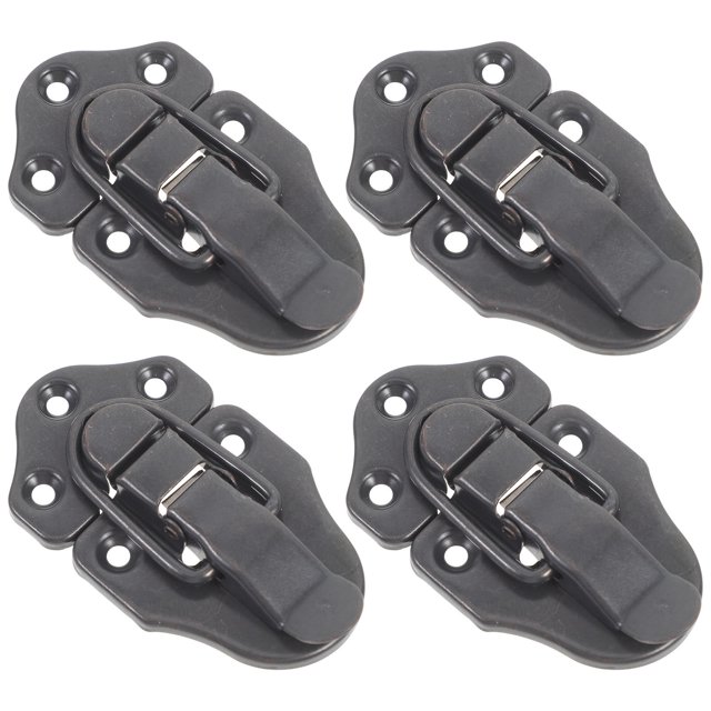 WRITWAA 4Ud De Para Caja De Joyería En Metal Negro Con Bisagra Práctica Para DIY