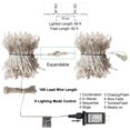 thumbnail image 3 of Cadena de luces LED LJLNION, 98,5 pies, 300 LED rojas, impermeables, 110 V, 3 of 8