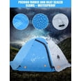 thumbnail image 4 of AYAMAYA 4 Season Backpacking Tent 2 Person Camping Tent Ultralight Waterproof All Weather Double Layer Two Doors Easy Setup 1 2 People Man Tents for Backpacker Outdoor Hiking Survival, 4 of 8