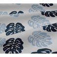 thumbnail image 3 of oneOone Cotton Jersey Dark Navy Blue Fabric Monstera Leaves Block Diy Clothing Quilting Fabric Print Fabric By Yard 58 Inch Wide, 3 of 4