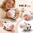 thumbnail image 4 of Realistic Cow Squeeze Fidget, Cow Shaped Squishy Sensory Ball, Soft Squeezy Animal Fidget, Slow Rising Squishy Sensory Toy For Home Travel, 4 of 7
