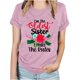 thumbnail image 4 of Fiudx Ofertas y Liquidaciones Tops con Estampado de Moda para Mujer, Blusa de Manga Corta, Camisetas Divertidas con Cuello Redondo, 4 of 4