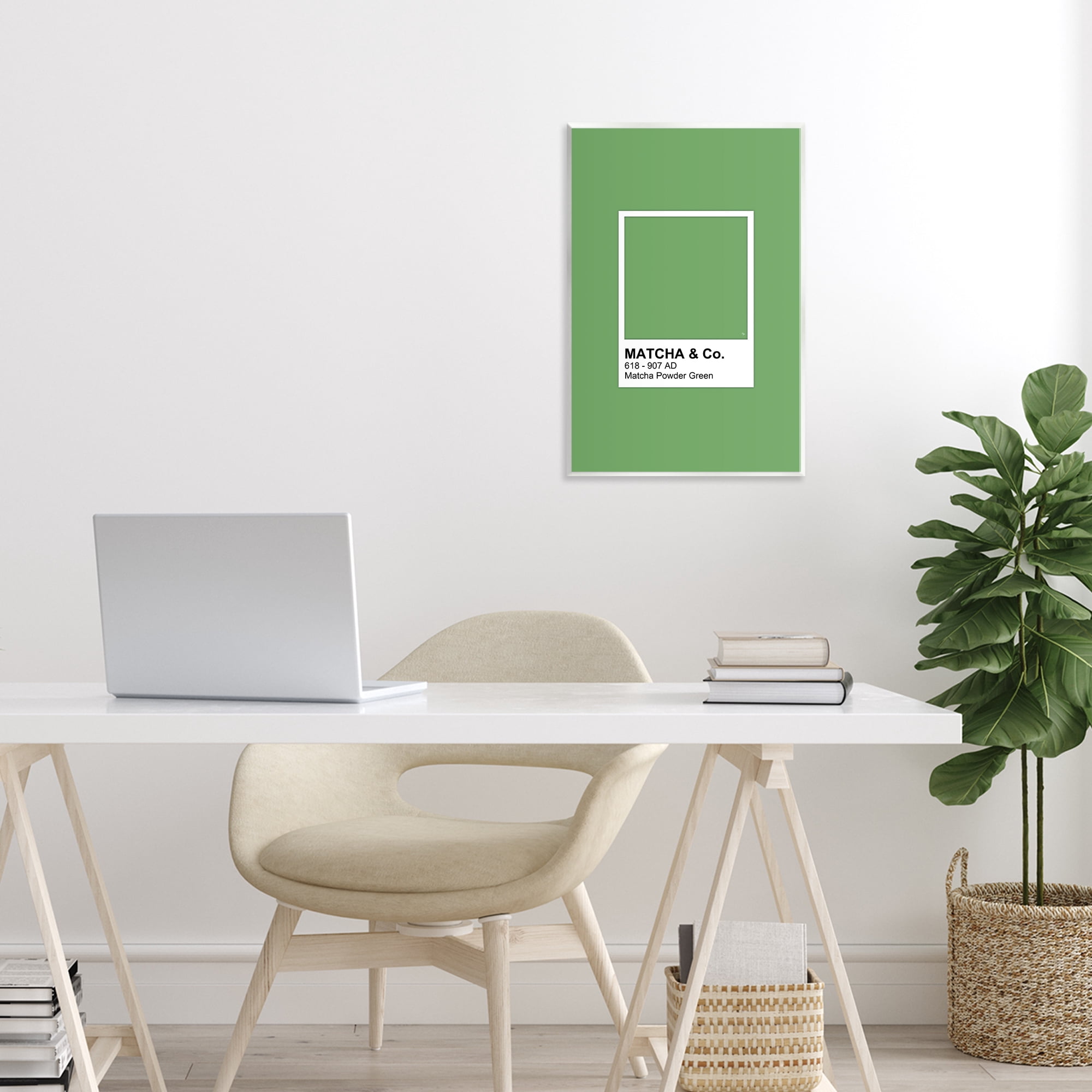 Stupell Industries Matcha Powder Green Shade Wall Plaque Art, design by Martina Pavlova