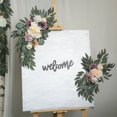 thumbnail image 4 of Artificial Flower Swag Arch Flowers Wedding Decor Wall Hanging Arrangement, 4 of 9