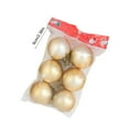 thumbnail image 2 of RKSTN Snowflake Christmas Ball-6Cm6Pc Gold, 2 of 5