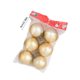 thumbnail image 3 of Adornos Navideños, 8 Bolas Navideñas Flocadas, Juego de Decoración Navideña, Varios Estilos de Adornos para Árboles de Navidad, Se Pueden Usar para Otras Fiestas., 3 of 6