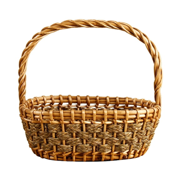 44*34*15[handle height 39] portable wicker basket