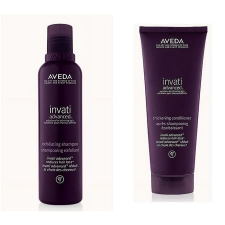 Aveda Invati Advanced Exfoliating Shampoo 6.7oz and Conditioner 6.7oz Duo set
