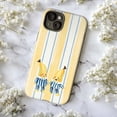 thumbnail image 5 of Cute Banana Twins in Striped Pyjamas Phone Case, Aesthetic Yellow Blue Watercolor Cover for iPhone 17 16 15 14 13 12 11 Pro Plus Mini, 5 of 6