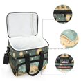 thumbnail image 6 of FORMRS Insulated Cooler Bag 24 Cans Capacity Soft Leakproof Lunch Box with Side Pockets, Dinosaur with Stars, 6 of 7