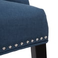 thumbnail image 5 of WestinTrends Hayes Upholstered Dining Chairs, Linen Fabric Modern Wingback Button Tufted Kitchen Dining Room Chairs with Solid Wood Legs, Blue, 5 of 8