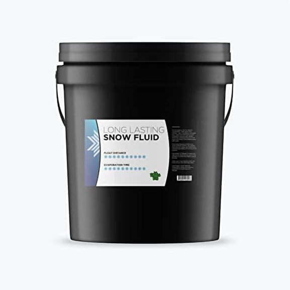 Froggy's Flakes® - LONG LASTING Snow Juice Machine Fluid by Froggy's Fog® - (75 Foot Plus Float / Drop) Slow Evaporation Formula, 5 Gallon Pail