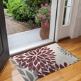 thumbnail image 2 of Bohemian Retro Floral Non-Slip Entryway Door Mat,Boho Indoor Decor Durable Low Plush Door Mat,Washable Welcome Rug for Patio Hallway Home Decor 17x30 Inches, 2 of 6