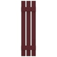 thumbnail image 3 of 12"W x 39"H Mid-America Vinyl, Standard Size Three Board Spaced Shutters, w/Installation Shutter-Lok's & Matching Screws, 078 - Wineberry, 3 of 13