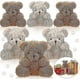 thumbnail image 1 of 6 Pieces Mini Teddy Bear Little Bear Bulk 4 Inch Stuffed Animal Toy Small Soft Bear Doll Teddy Bear Brown Apricot Banmo, 1 of 5