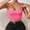 Hot Pink, variant on SNKSDGM Female Tank Tops for Women Pack Crop Tank Tops for Women Hit Product Spring and Summer Sexy Crop Strap Back Heart Inner Wear for Women Outerwear Top Xs