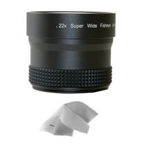 Sony Cyber-shot DSC-RX100 II 0.21x-0.22x High Grade Fish-Eye Lens (Includes Lens/Filter Adapters)   Nwv Direct Micro Fiber Cleaning Cloth