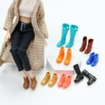 thumbnail image 4 of Colorful Female Fashion Accessories Long Knees Boots Doll Shoes Socks Hero Dolls Boot 1, 4 of 8