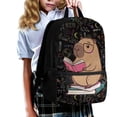 thumbnail image 3 of Uorisanigo Cute Capybara 17 Inch School Backpack Large Capacity Kids Backpack Casual Daypack Travel Backpacks Universal Fit Preschool Elementary Kindergarten Boys and Girls, 3 of 6