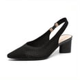 thumbnail image 4 of Knitted Back Strap Pointy Princess Sandals Shoes for Women Girls, 4 of 8
