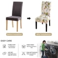 thumbnail image 4 of Dining Chair Covers Set  1/2/4/6 Removable Washable Dining Chair Slipcovers  Dining  Décor, 4 of 7