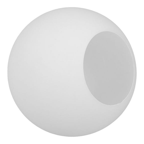 Hemoton Elegant White Glass Globe Lampshade for Decor Frosted Milk Light Shade for Ceiling 6 Inch